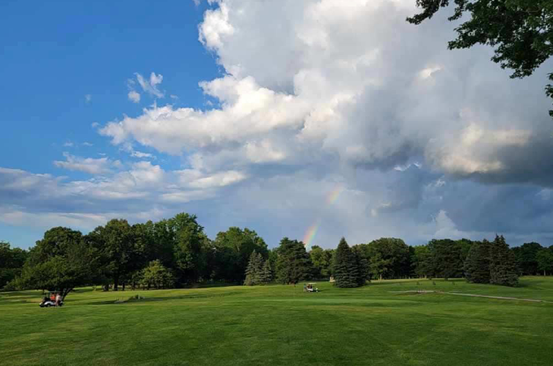 view of golf course